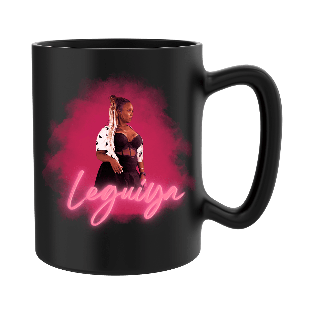 black mug